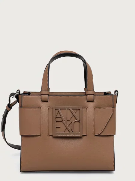 Armani Exchange női műbőr táska barna