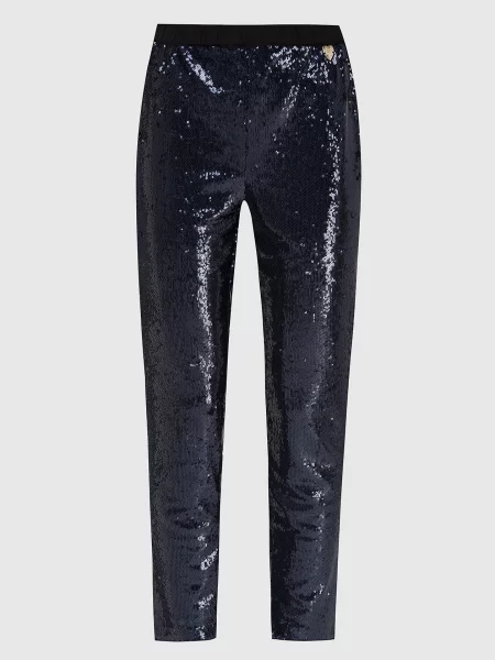 Темно-сині штани Twin-set сині