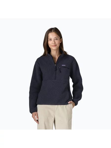 Bluză fleece pentru femei Patagonia Retro Pile Marsupial sunken blue albastru
