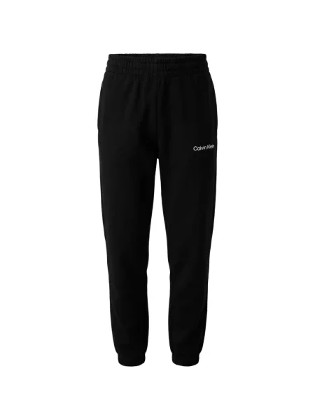 Pantaloni Calvin Klein cu imagine alergare negru