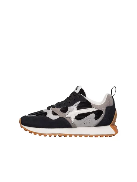 Sneakersy W6yz zamszowe czarne