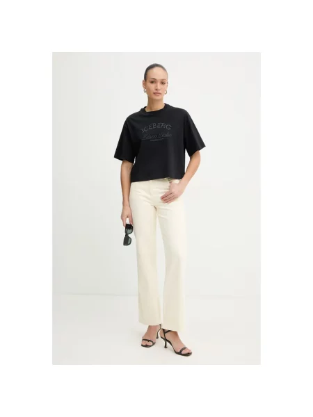 Iceberg t-shirt czarna