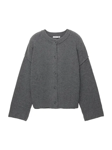 Pull&Bear Geacă tricotată gri