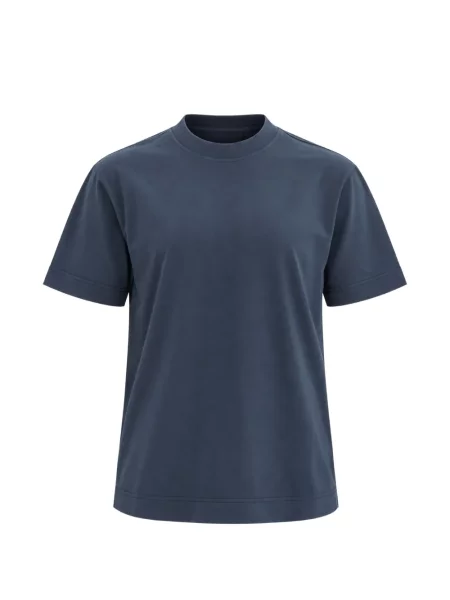 Tricou 04651 / A Trip In A Bag cu decolteu rotund albastru
