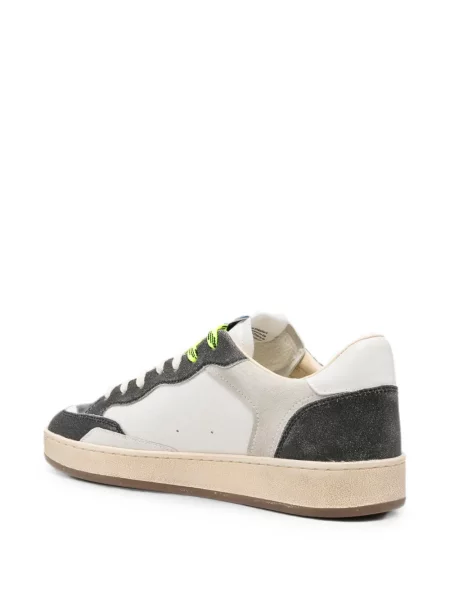 Sneakerși Crime London din piele alb