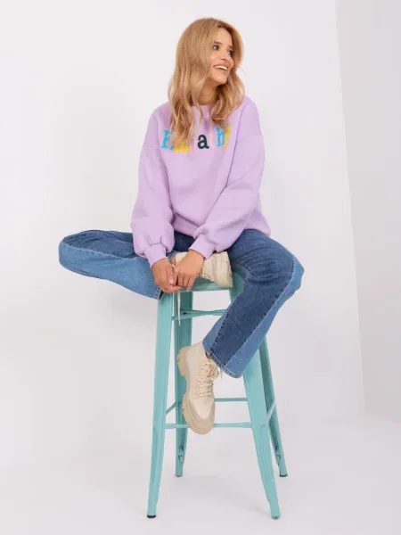 Hanorac cu glugă Fashionhunters violet
