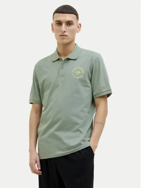 Jack&Jones Tricou polo Simon verde