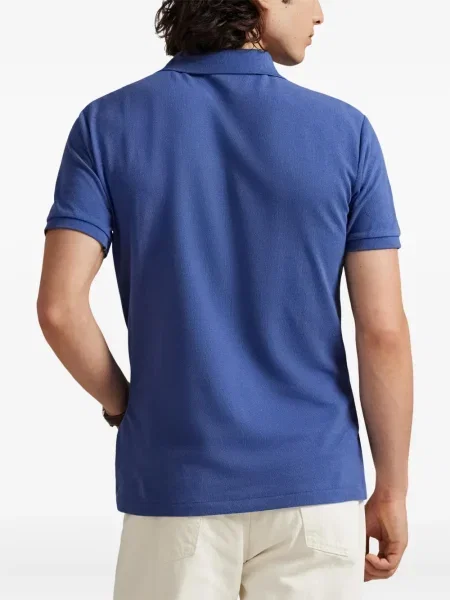 Șapcă Polo Ralph Lauren cu broderie din țesătură twill în carouri albastru