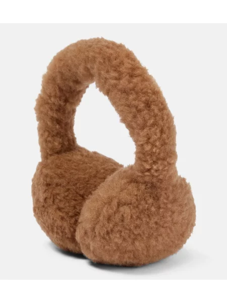 Căciulă Max Mara de mătase maro