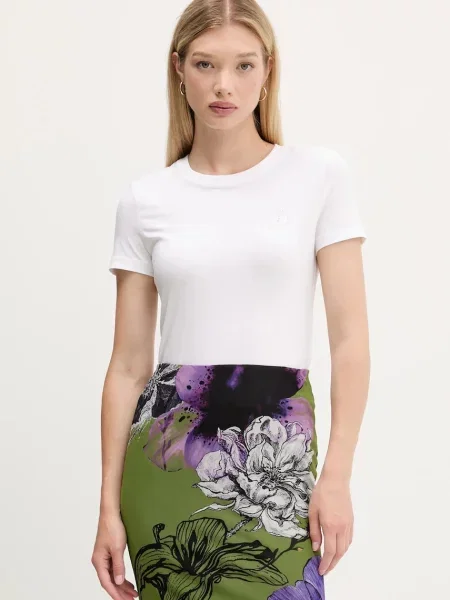 Desigual t-shirt AMBER biały