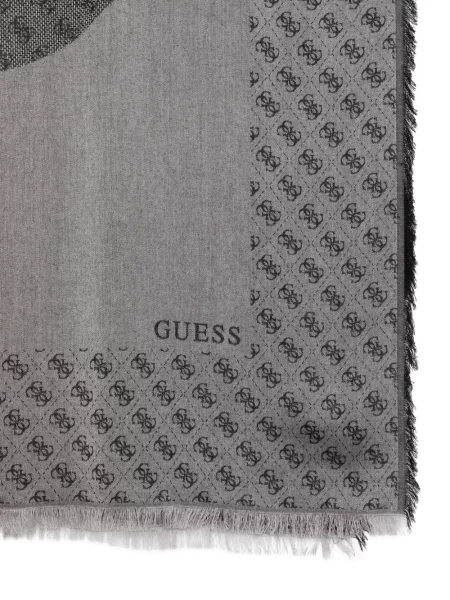Fular Guess cu imagine gri