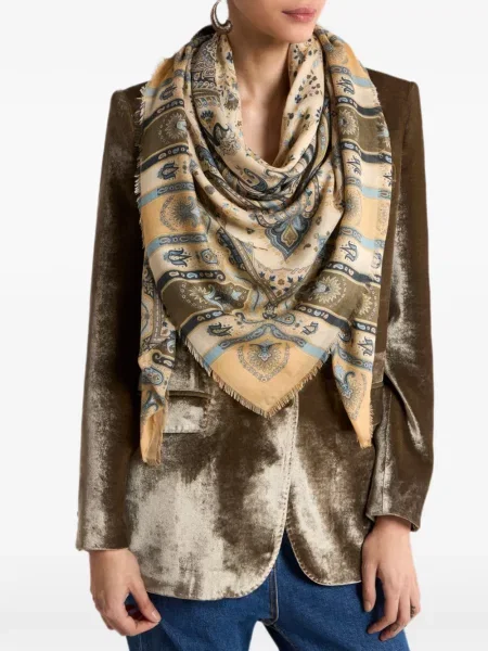 Fular Etro cu imagine cu model paisley