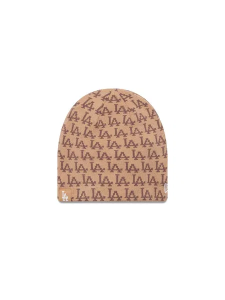 New Era Čepice Jacquard Skull Bean béžová
