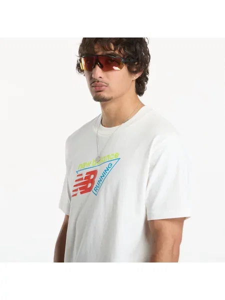 Тениска New Balance Classic Tri-Logo T-shirt Sea Salt L