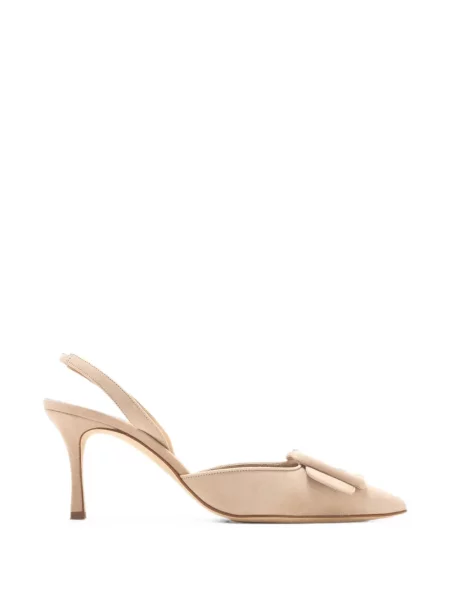 Pantofi cu toc Manolo Blahnik cu cataramă slingback