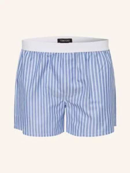 Tom Ford Boxerky Web tmavě modrá bílá