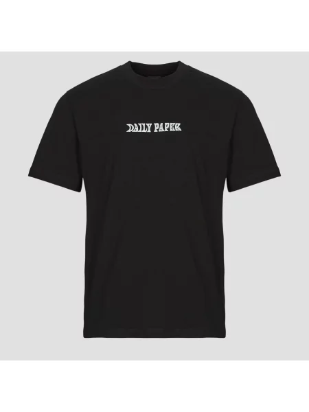 Majica Daily Paper s kratkimi rokavi črna