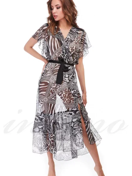 Женский пляжный халат