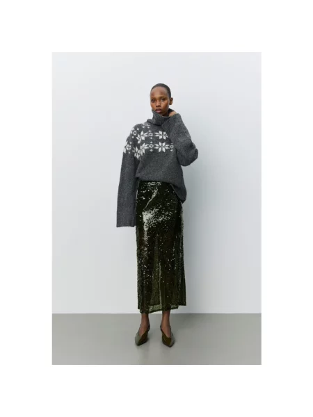 Dzianinowy sweter Sofie Schnoor szary