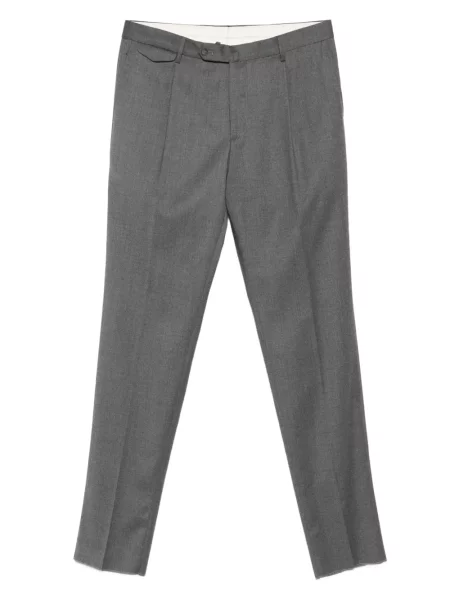 Pantaloni Tagliatore plisate gri