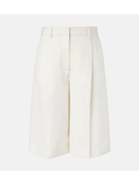 Pantaloni culottes Joseph alb