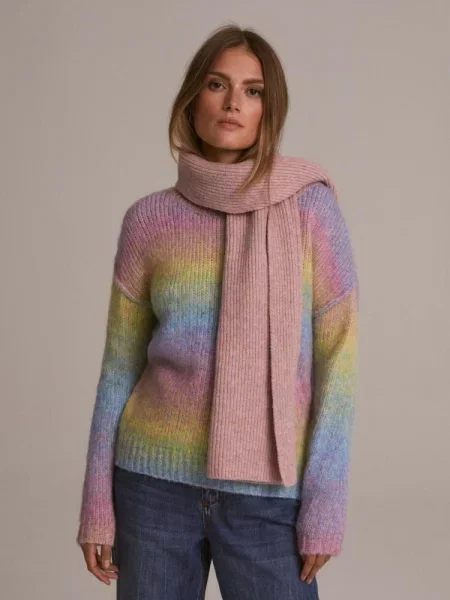 DIVERSE Шарф Поліестер/акрил рожевий