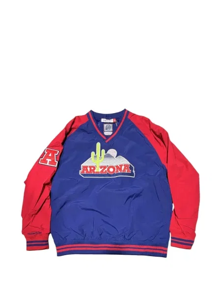 Hanorac Mitchell & Ness cu autograf albastru