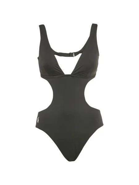 Haftowany dzianinowy garnitur Polo Ralph Lauren niebieski