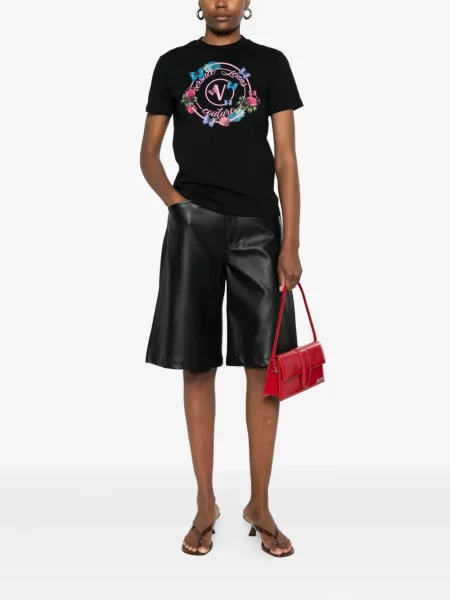 Tricou Versace Jeans Couture cu imagine negru
