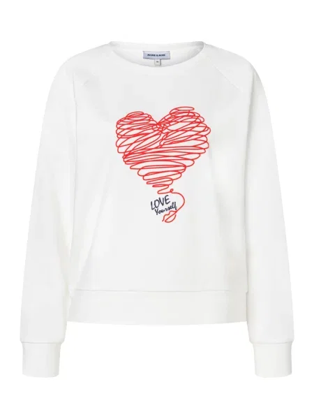 MORE & MORE Mikina námořnická modř offwhite červená