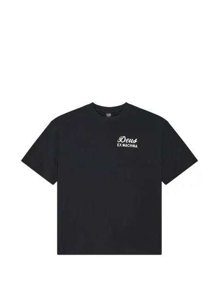 Tricou Deus Ex Machina cu imagine negru