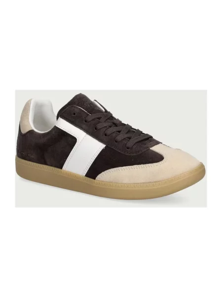Sneakersy Michael Kors sznurowane koronkowe brązowe