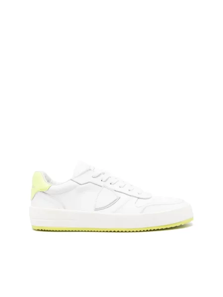 Sneakersy Philippe Model skórzane biznesowe białe