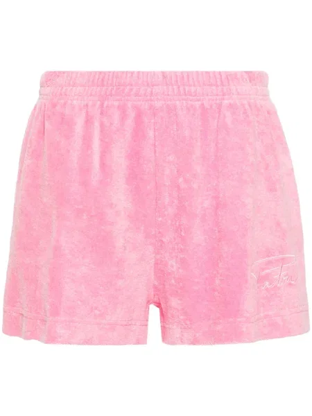 Pantaloni scurți Patou din material terry roz