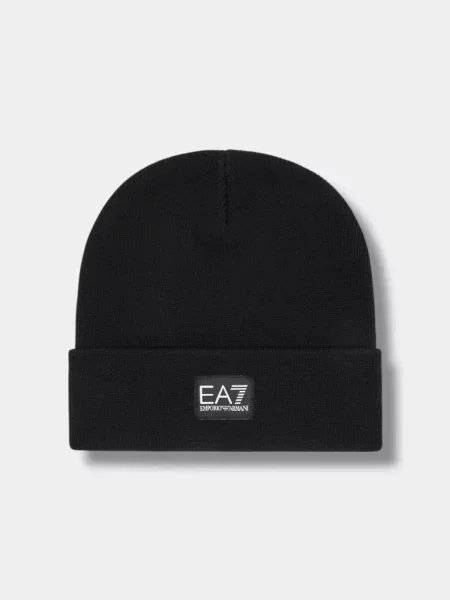Шапка Ea7 черная
