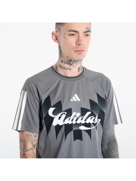 Póló adidas M Tiro Gc Ho T Grey Four/ Black/ Off White L fehér