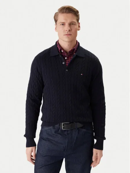Tommy Hilfiger Пуловер Classic тъмносин