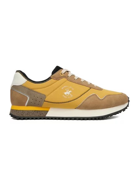 Beverly Hills Polo Club Sneakersy Beżowy żółte
