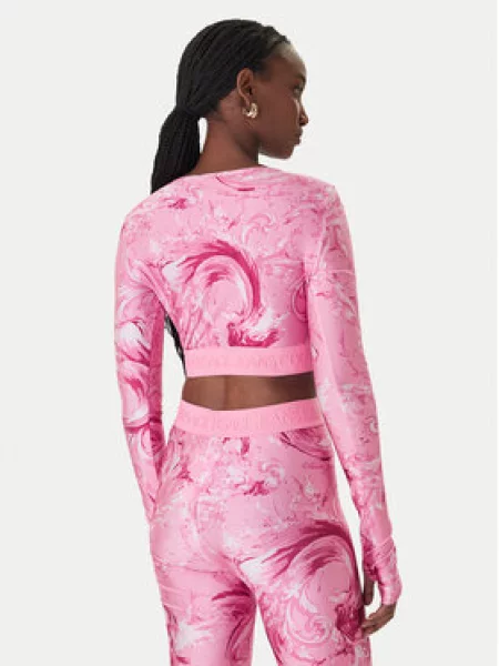 Versace Jeans Couture Majica roza / svijetloroza / bijela ružičasta