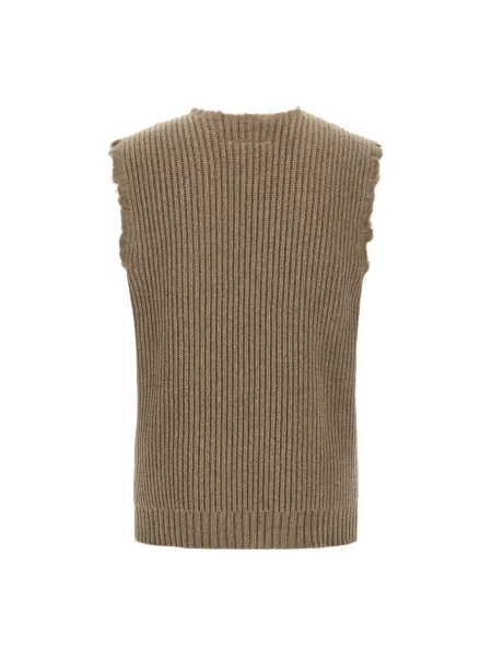 Kamizelka Mm6 Maison Margiela beżowa