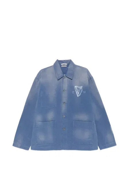 Geacă Jw Anderson cu aplicații albastru