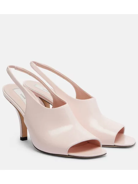 Sandale Toteme din piele slingback roz