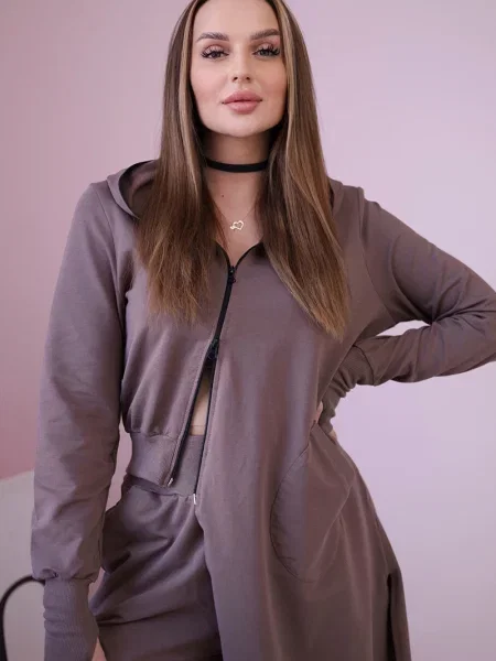 Bluza Kesi brązowa