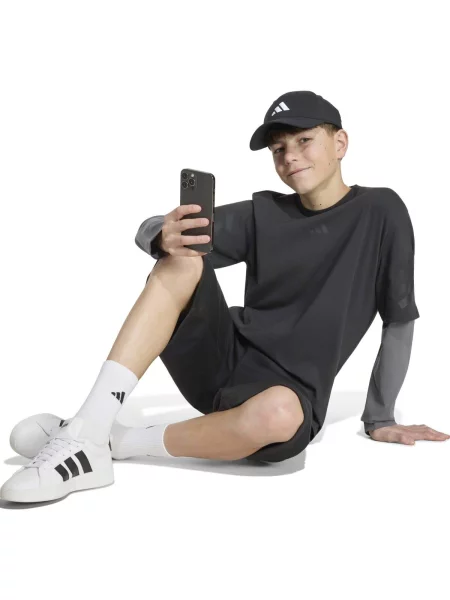 Gyerek póló Adidas fekete