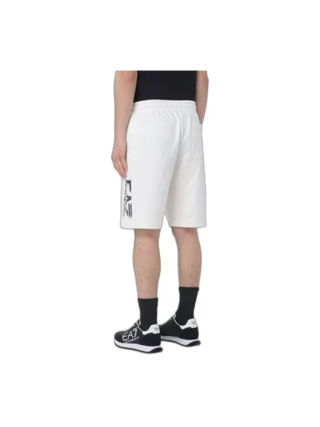 Spodenki sportowe Emporio Armani Ea7 do biegania białe