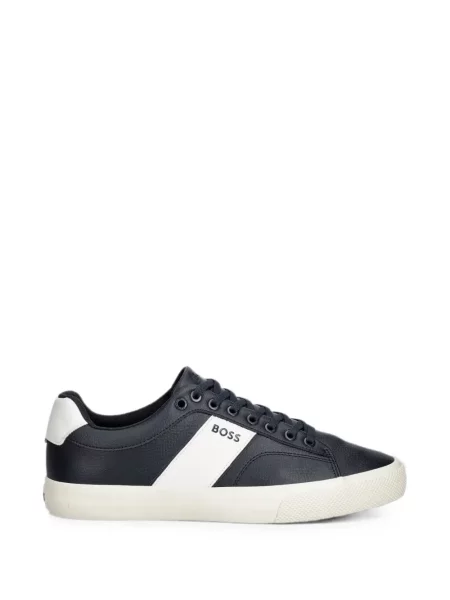 Sneakerși Boss cu imagine albastru