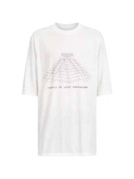 Krátké tričko Rick Owens bílé