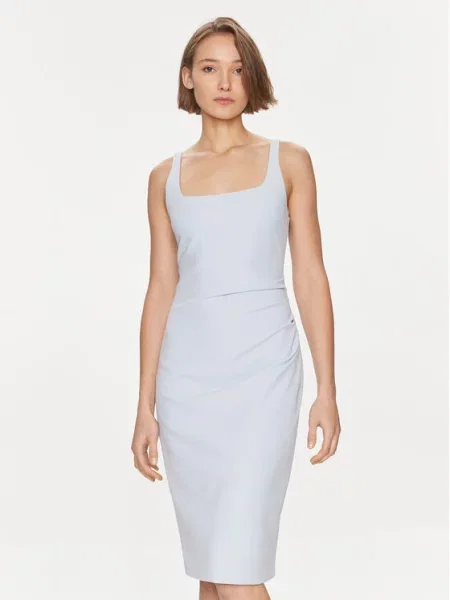 Cocktail obleka Hugo modra