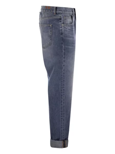 Blugi Dondup cu 5 buzunare albastru
