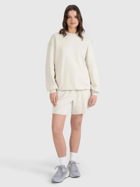 SPODENKI UNISEX 4F DRESOWE SPORTSTYLE KRÓTKIE beżowy